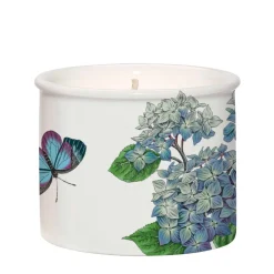 Botanic Garden Hydrangea Ceramic Candle Outlet