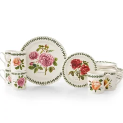 Portmeirion Botanic Roses 18 Piece Dinner Set Outlet