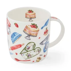 Portmeirion Mug Meirion Baked with Love Mugs New
