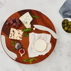 Nambe Nambé Cheese Block with Knife & Spreader Discount