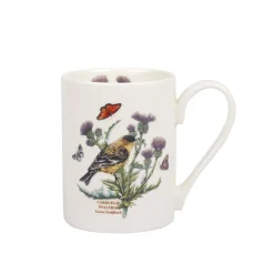 Portmeirion Botanic Garden Birds Coffee Mug Lesser Goldfinch Fashion