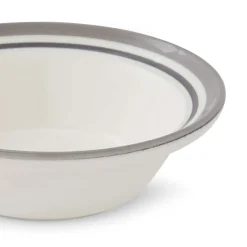Portmeirion Potter's Stripe Set of 4 Oatmeal Bowls, Grey Best