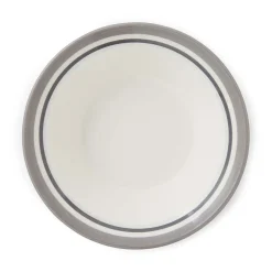 Portmeirion Potter's Stripe Set of 4 Oatmeal Bowls, Grey Best