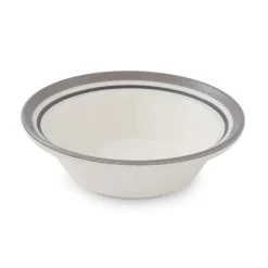 Portmeirion Potter's Stripe Set of 4 Oatmeal Bowls, Grey Best