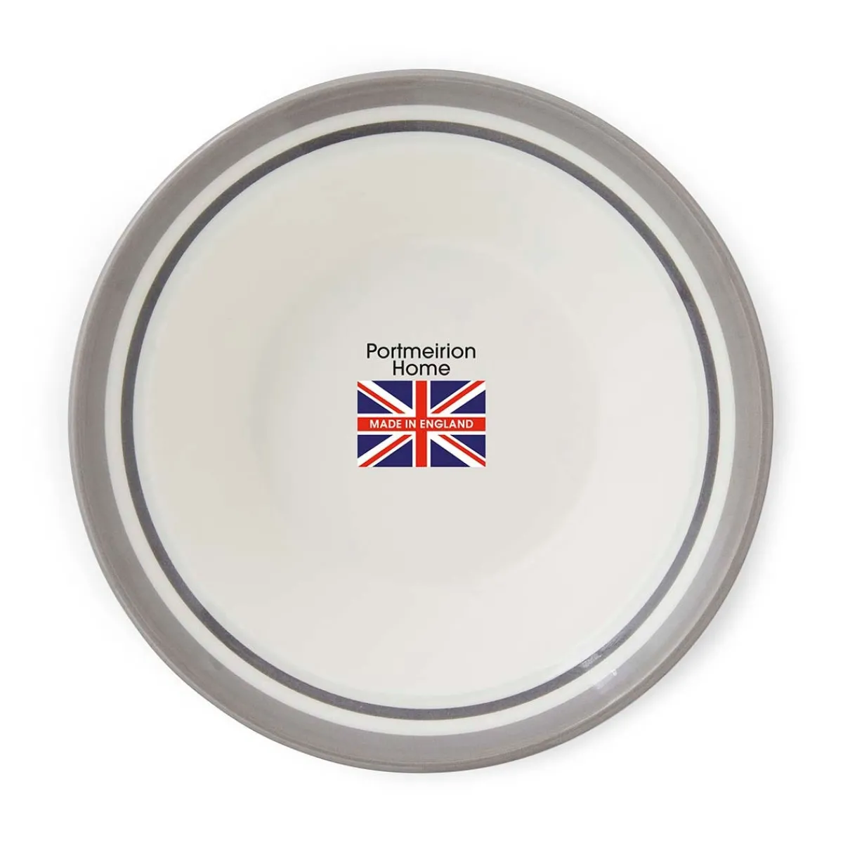 Portmeirion Potter's Stripe Set of 4 Oatmeal Bowls, Grey Best