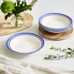 Portmeirion Potter's Stripe Soup Plate, Blue Discount