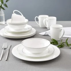 Royal Worcester Serendipity Platinum Duo 16 Piece Set Outlet