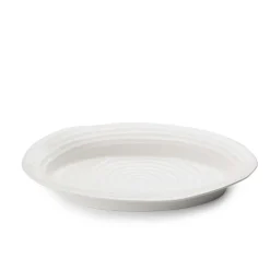 Portmeirion Sophie Conran Medium Oval Plate, White Fashion