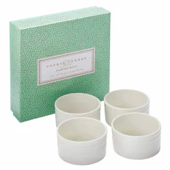 Portmeirion Sophie Conran Set of 4 Small Ramekins, White Hot