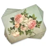 Pimpernel Antique Rose Set of 6 Placemats Clearance