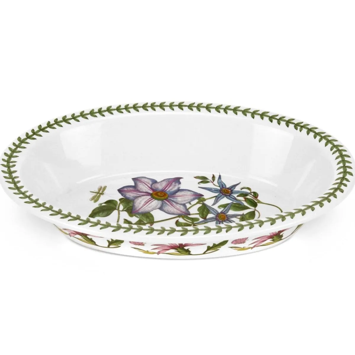 Portmeirion Botanic Garden Deep Oval Baking Dish New