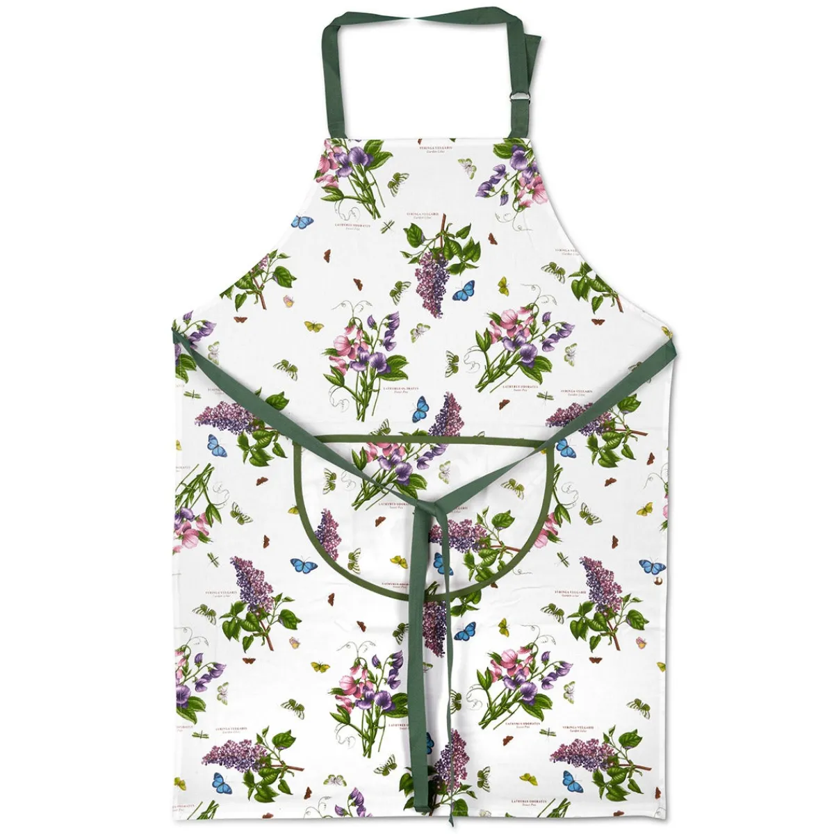 Pimpernel Botanic Garden Full Pattern Cotton Apron Outlet