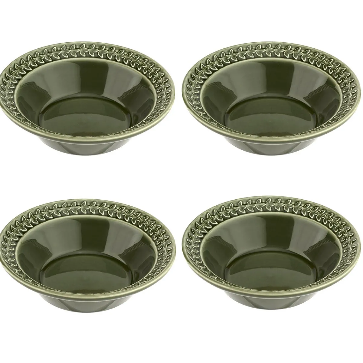 Portmeirion Botanic Garden Harmony 4 Cereal Bowls, Forest Best