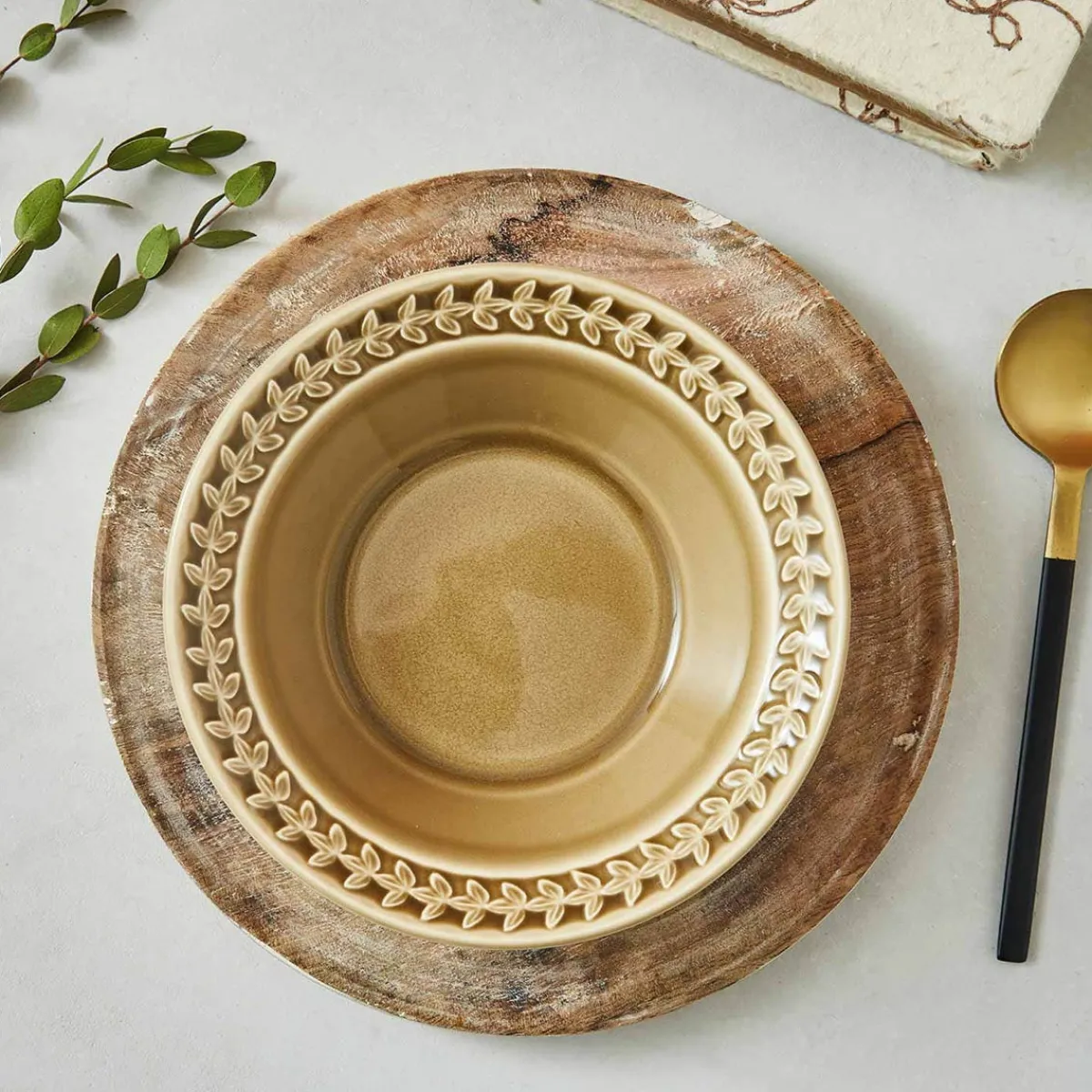 Portmeirion Botanic Garden Harmony Cereal Bowl, Moss Fashion