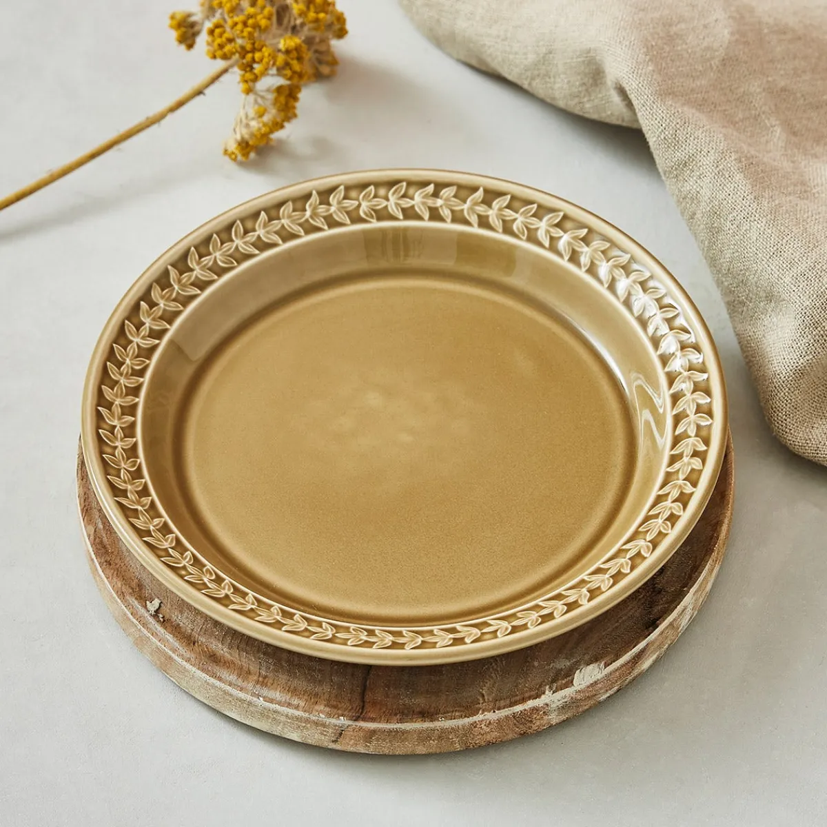 Portmeirion Botanic Garden Harmony Side Plate, Moss Clearance