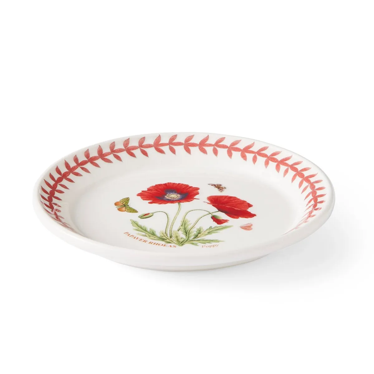 Portmeirion Botanic Garden Meadow Bread Plate, Poppy Fashion