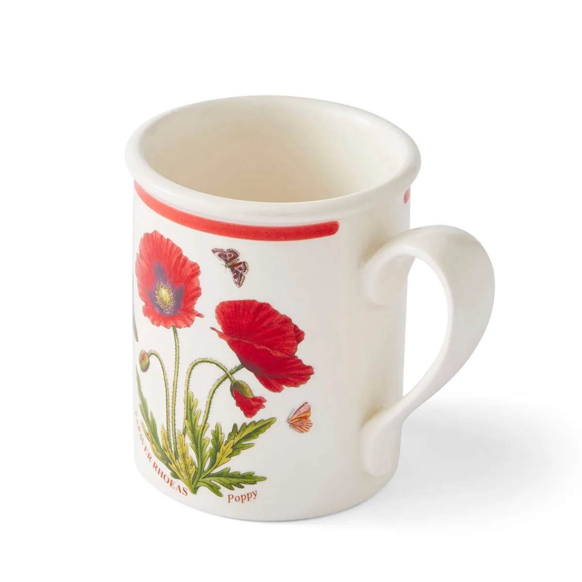 Portmeirion Botanic Garden Meadow Breakfast Mug, Poppy Clearance