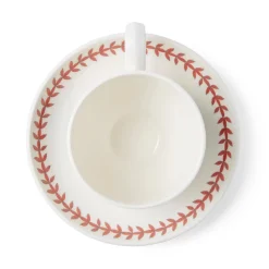 Portmeirion Botanic Garden Meadow Breakfast Teacup & Saucer, Poppy Discount