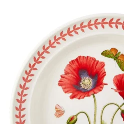 Portmeirion Botanic Garden Meadow Dinner Plate, Poppy Hot