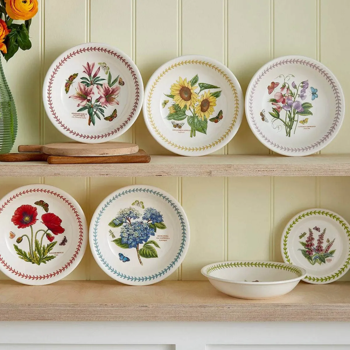 Portmeirion Botanic Garden Meadow Pasta Bowl, Sweetpea Outlet