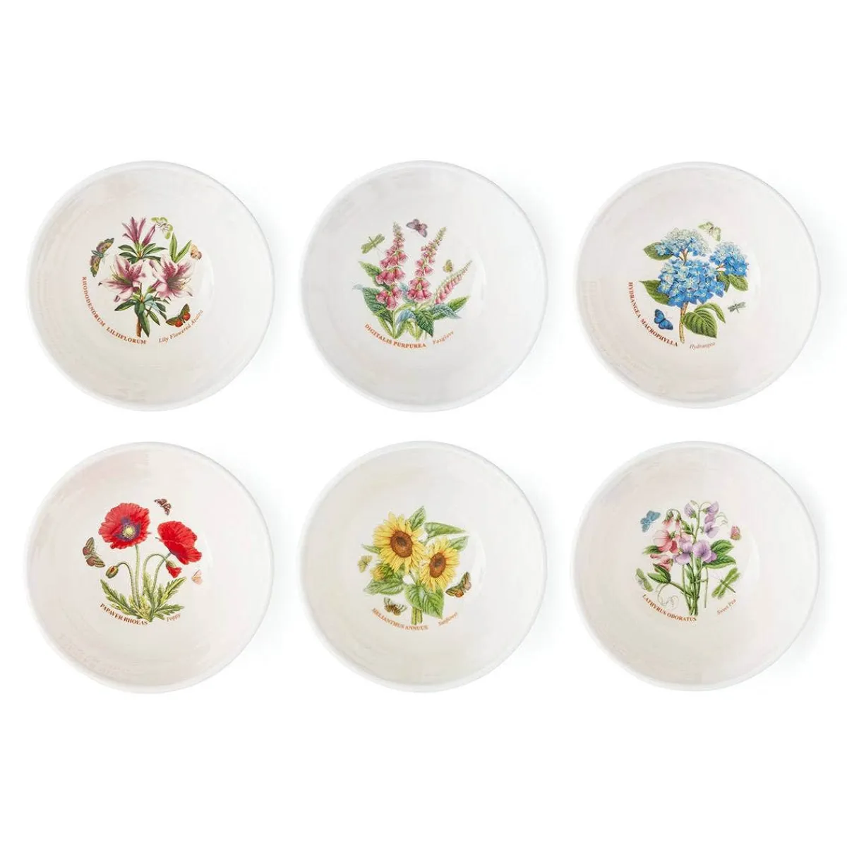 Portmeirion Botanic Garden Meadow Set of 6, 5.5" Stacking Bowls, Assorte Sale