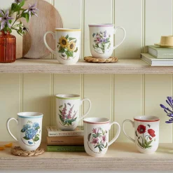 Portmeirion Botanic Garden Meadow Set of 6 Tulip Mugs, Assorted Online