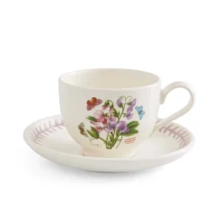 Portmeirion Botanic Garden Meadow Set of 6 Teacups & Saucers, Assorted Sale