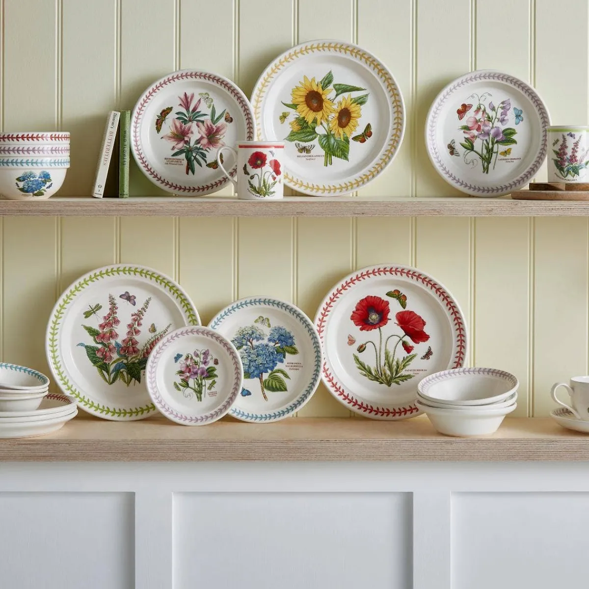 Portmeirion Botanic Garden Meadow Side Plate, Hydrangea New
