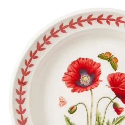 Portmeirion Botanic Garden Meadow Side Plate, Poppy Hot