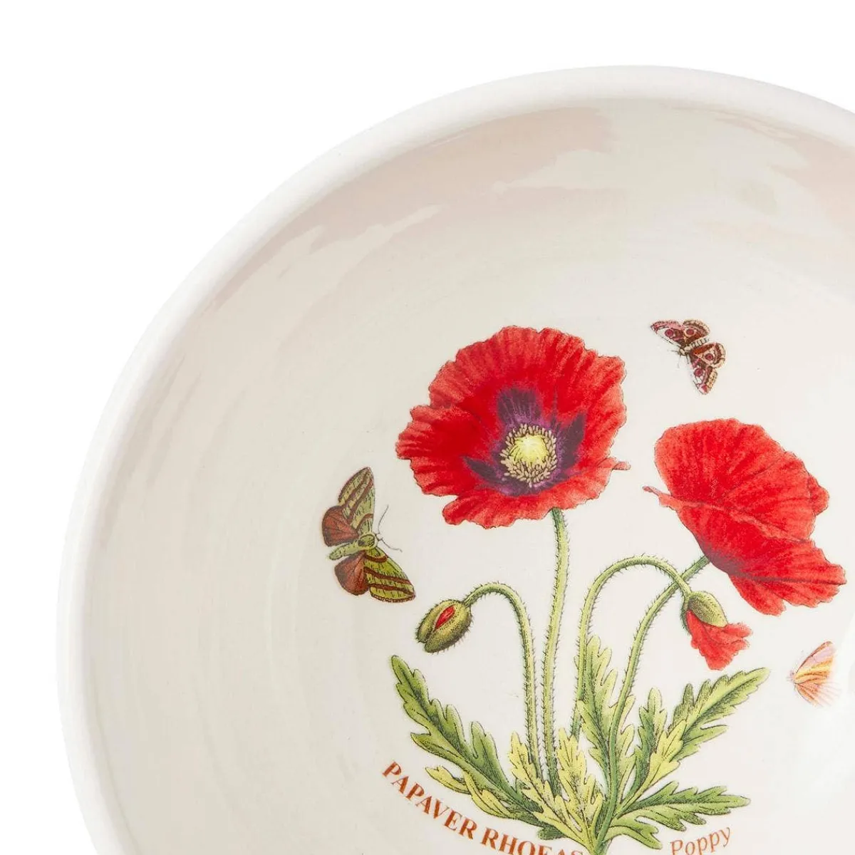 Portmeirion Botanic Garden Meadow 5.5" Stacking Bowl, Poppy Online