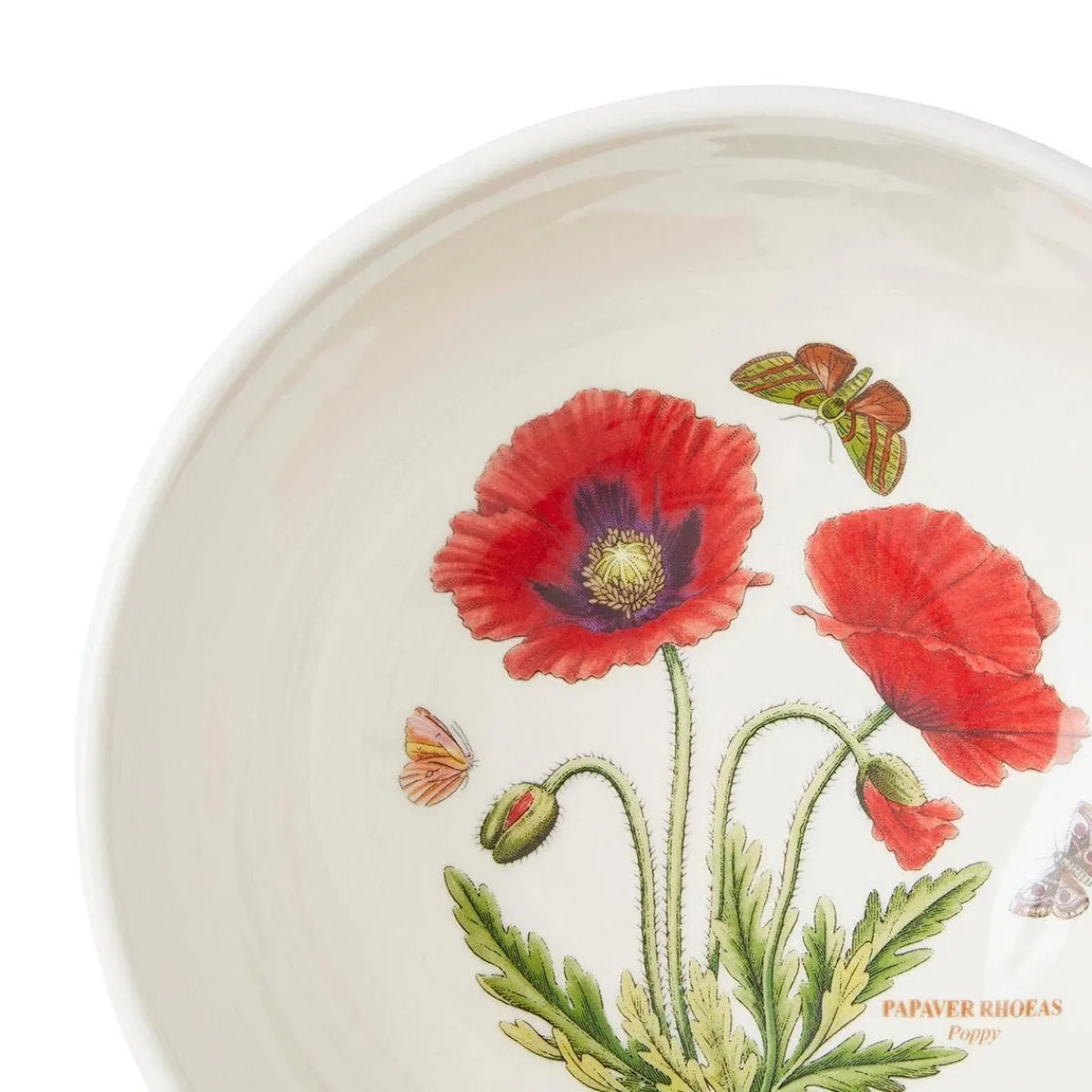 Portmeirion Botanic Garden Meadow 7" Stacking Bowl, Poppy Online