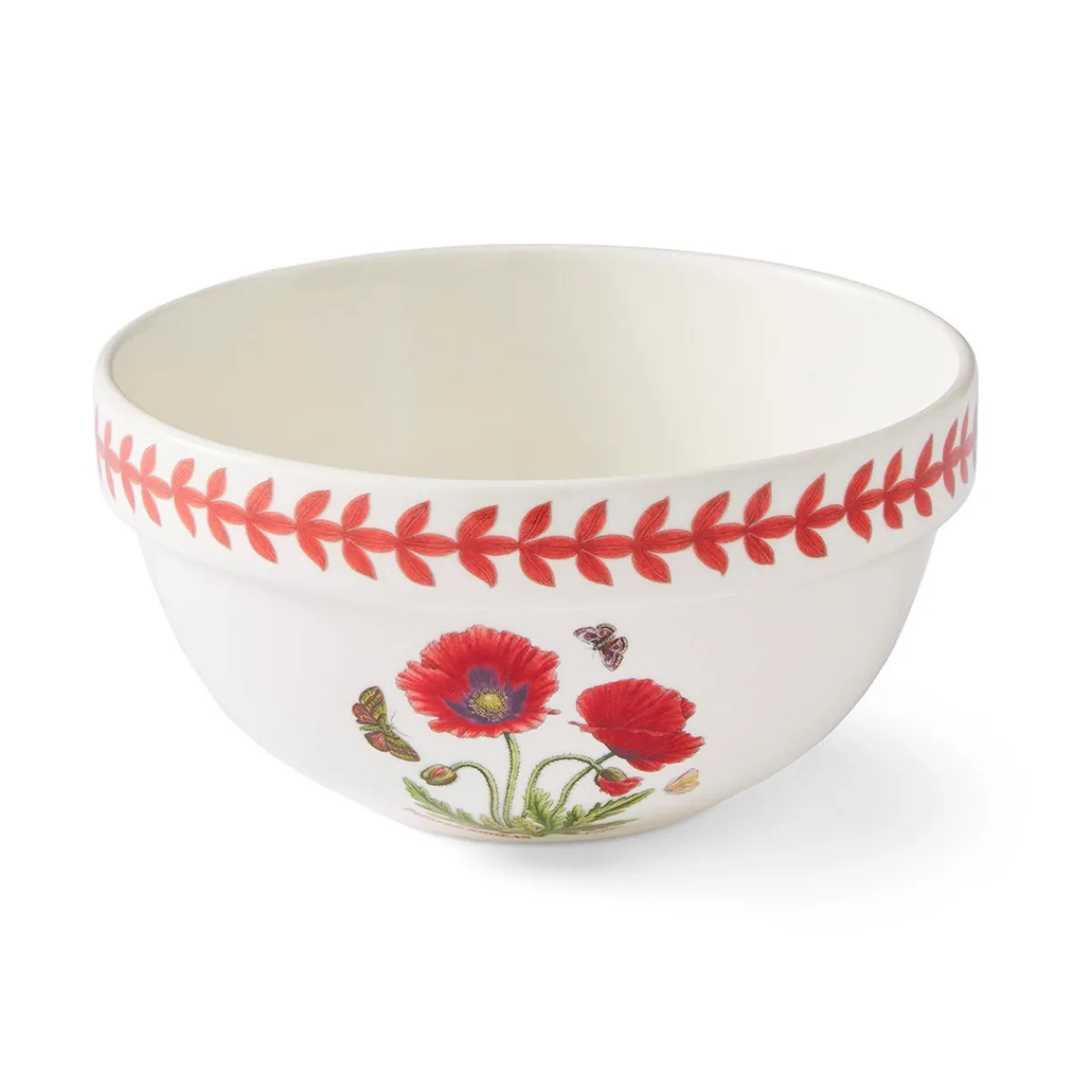 Portmeirion Botanic Garden Meadow 7" Stacking Bowl, Poppy Online