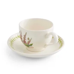 Portmeirion Botanic Garden Meadow Teacup & Saucer, Foxglove Clearance