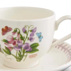 Portmeirion Botanic Garden Meadow Teacup & Saucer, Sweet Pea Sale