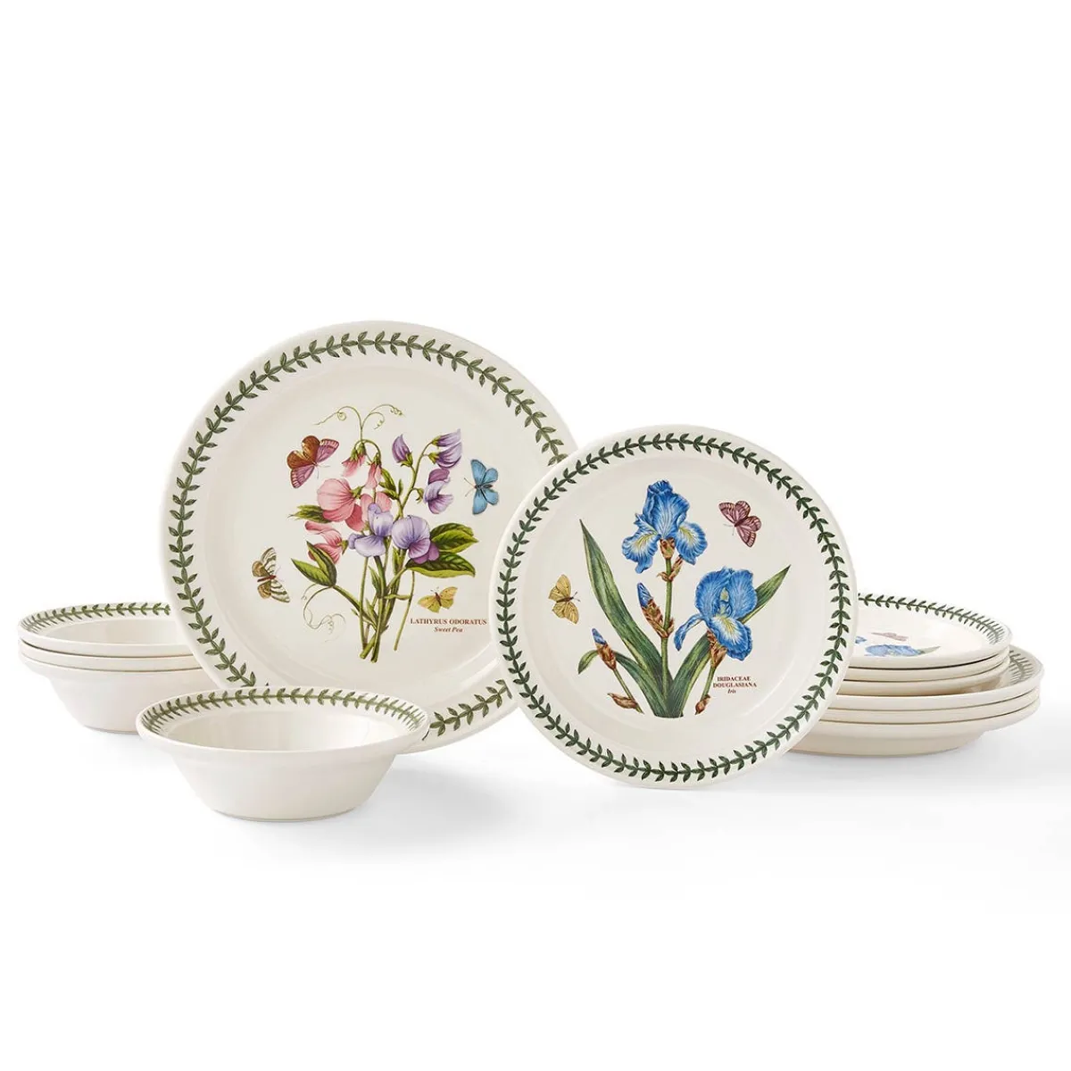 Portmeirion Botanic Garden Mixed Design 12 Piece Set Discount