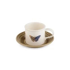 Portmeirion Botanic Garden Papilio Cup & Saucer, Moss Best