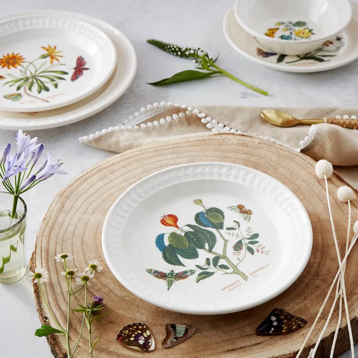Portmeirion Botanic Garden Papilio Emerald Side Plate Outlet