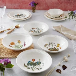 Portmeirion Botanic Garden Papilio set of 4 Pasta Bowls Outlet