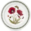 Portmeirion Botanic Garden Poppy Set of 6 Dinner Plates Outlet