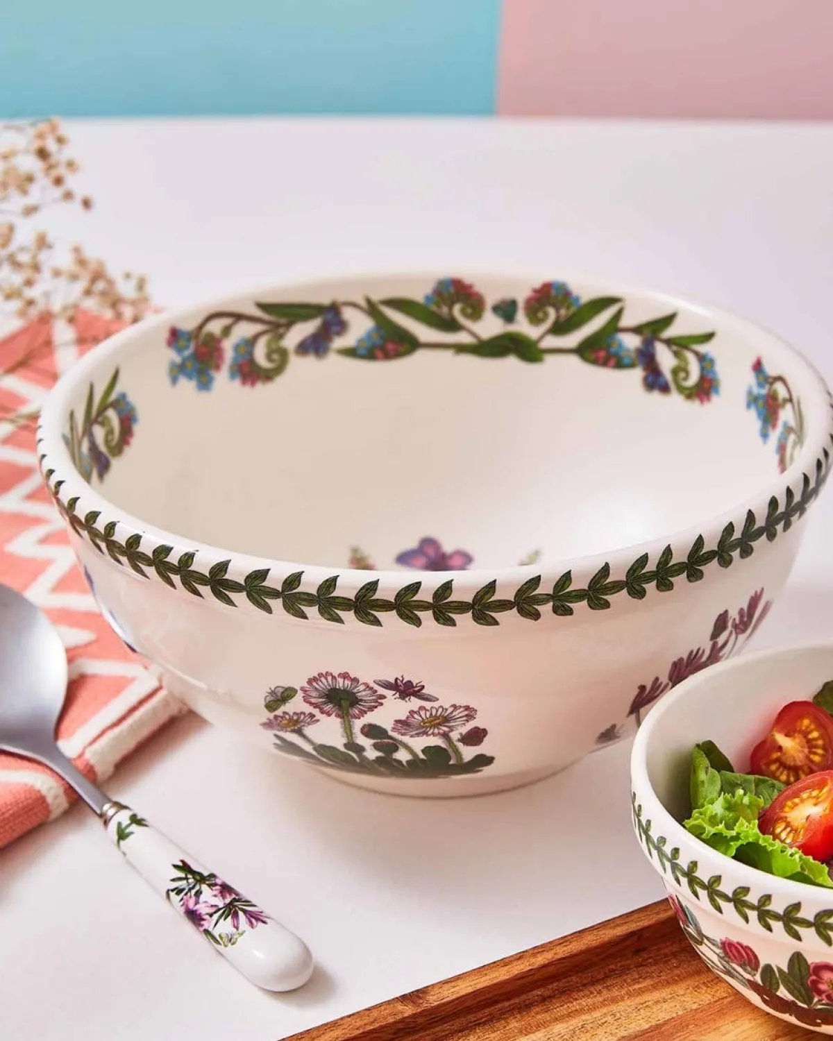 Portmeirion Botanic Garden Salad Bowl, 25cm Hot