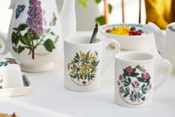 Portmeirion Botanic Garden Set of 6 Breakfast Mugs Sale