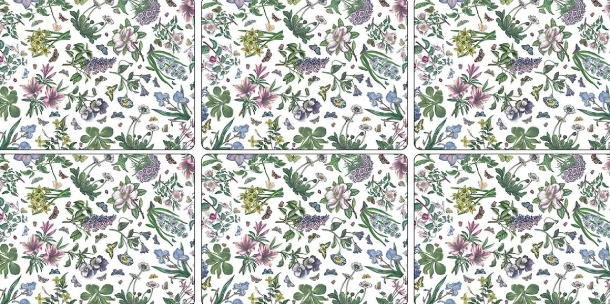 Pimpernel Botanic Garden Set of 6 Chintz Placemats Fashion