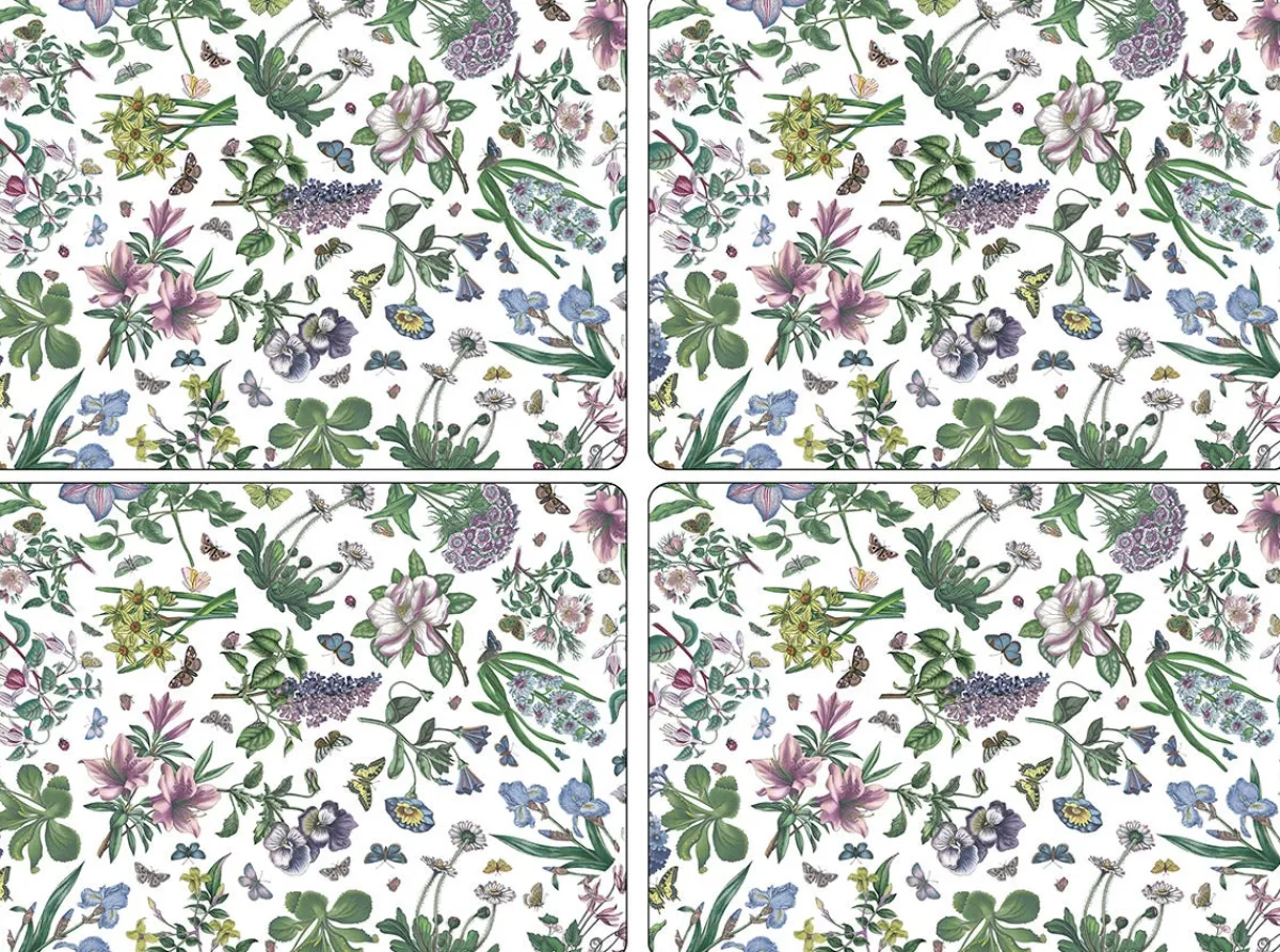 Pimpernel Botanic Garden Set of 4 Chintz Placemats New