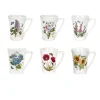Portmeirion Botanic Garden Set of 6 Mandarin Shape Mugs Discount