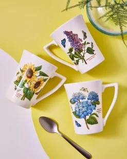 Portmeirion Botanic Garden Set of 6 Mandarin Shape Mugs Discount
