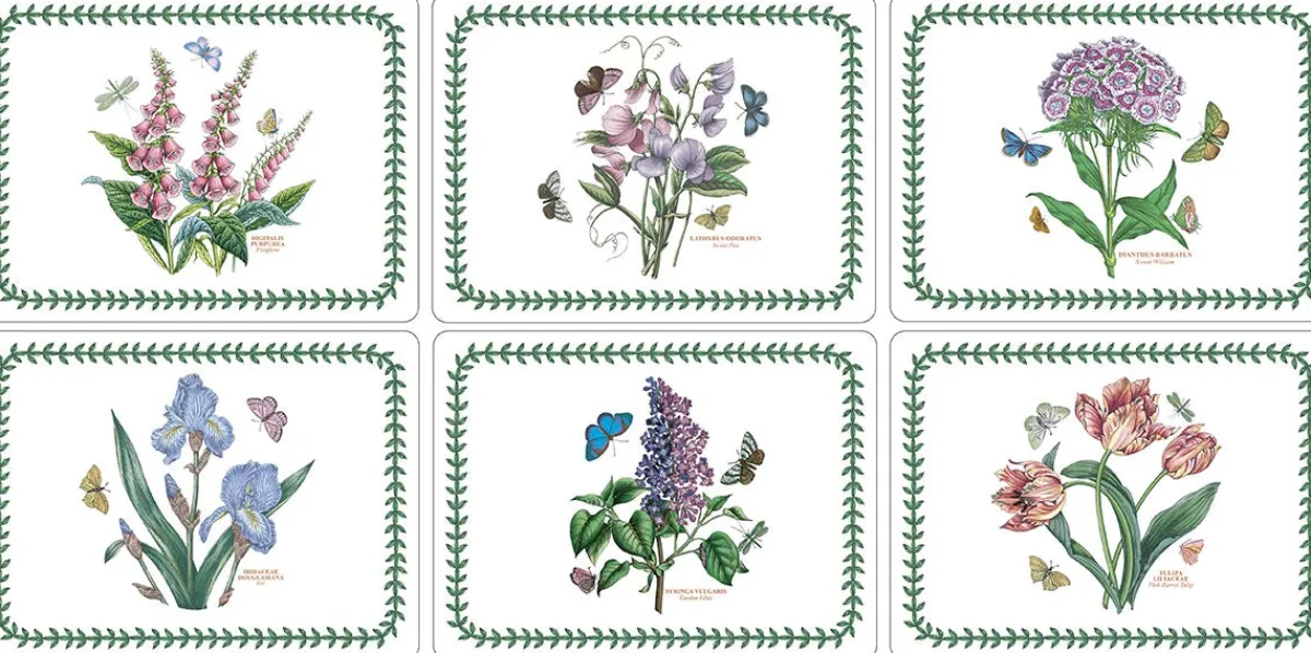 Pimpernel Botanic Garden Set of 6 Placemats Hot