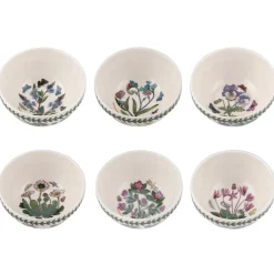 Portmeirion Botanic Garden Set of 6 Stacking Bowls, 13cm Clearance
