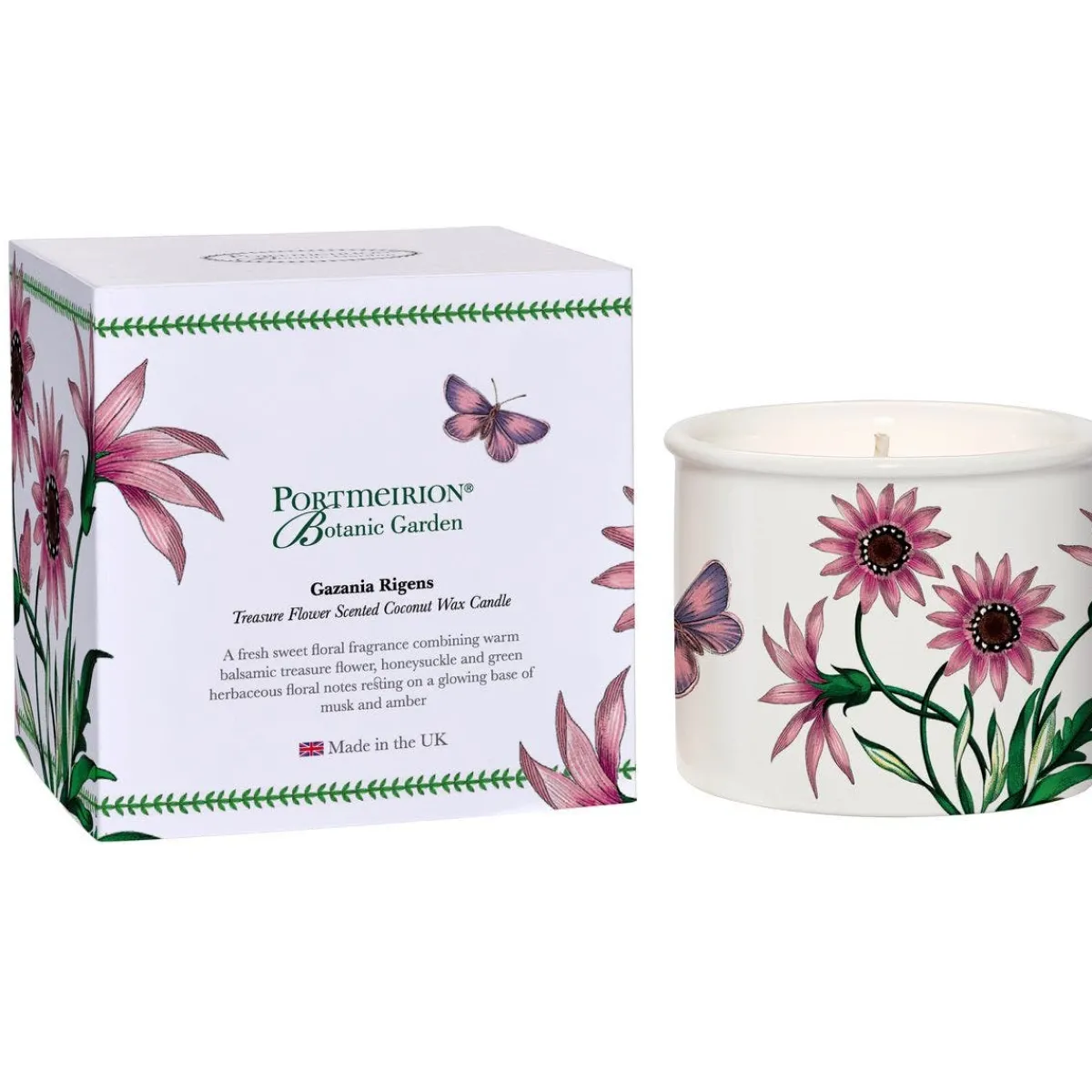 Botanic Garden Treasure Flower Ceramic Candle Hot