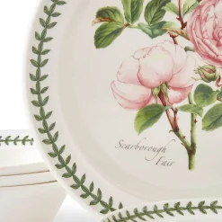 Portmeirion Botanic Roses 12 Piece Dinner Set New