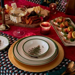 Spode Christmas Tree Set of 4 Small Cereal Bowls Best